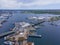 New Bedford aerial view, Massachusetts, USA