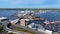 New Bedford aerial view, Massachusetts, USA