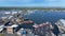 New Bedford aerial view, Massachusetts, USA