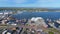 New Bedford aerial view, Massachusetts, USA