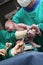 A New Beginning: A Newborn Baby Emerges with Umbilical Cord