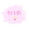 New born girl background