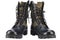 New brand US army pattern jungle boots isolated