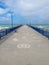 New Brighton jetty at the beach, Canterbury, South Island, New Zealand