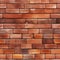 New Brown Terracotta Brick Blocks Wall Background Close Up, Pattern with Red Bricks or Brickwork House