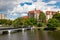 The new buildings on embankment of Lower Lake