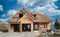 New Cedar Roofing Home House Dwelling Housing Residence Plywood Exterior Construction