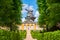 New Chambers Neue Kammern palace and Windmill Windmuhle in Sanssouci park, Potsdam, Germany
