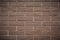 new clean brown brick wall brown background texture
