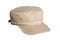 new clean cap baseball cap beige vintage style isolated on white background