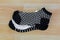 New clean pairs of thick comfortable Ankle Socks in black white