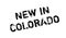 New In Colorado rubber stamp