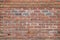 New Construction Dirty Red Brick Efflorescence