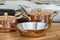 New copper cookware - pots and pans