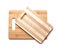 New cutting boards made of bamboo planks