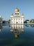 NEW DELHI, INDIA - April 18, 2019, Nanak Piao Sahib, Gurdwara, sarovar, water pond