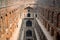 NEW DELHI, INDIA - CIRCA NOVEMBER 2017: Stairs of Ugrasen ki Baoli