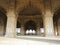 New Delhi, India - January 2019: The details of intricate carvings around Rang Mahal Inside Red Fort In Delhi
