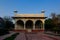 New Delhi, India - July 10, 2021 : The Hira Mahal is a pavilion in the Red Fort in Delhi.