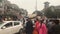 New Delhi, India, November 11, 2019, a local street with tourists and residents part 8