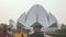 New Delhi, India - November 28, 2018: People visiting Lotus Temple.