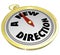 A New Direction Words Gold Compass Choose Change Career Path