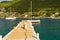 A new dock at bequia\'s marina in the windward islands