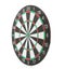 New empty dart board isolated on