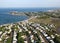 New England Coastline - Aerial View