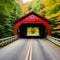 New England Wooden Covered Bridge