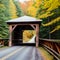 New England Wooden Covered Bridge