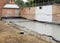 New foundations, rebuild of a period house in UK