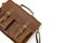 New Genuine Nubuck Leather Messenger Bag on iSolated White Background