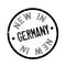 New In Germany rubber stamp