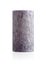 New gray candle with cracked texture