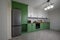 New green modern well designed kitchen interior