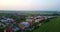 New houses and beautiful english view, beautiful houses in the field