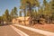 New houses being constructed in Flagstaff Arizona residential neighborhood