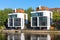 New houses at the waterside