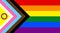 New inclusive LGBTQI+ flag