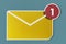 New incoming message email icon