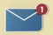 New incoming message email icon