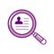 New infrografic purple Search function Screening