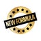 New innovative and improved formula product label packaging vector icon badge