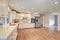 New kitchen interior with white cabinets