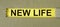 New Life inscription on yellow paper. Start your future