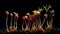 New life sprouts from germinating seedling in dirt generated by AI