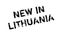 New In Lithuania rubber stamp