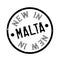 New In Malta rubber stamp