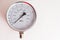 The new manometer lies on a gray background